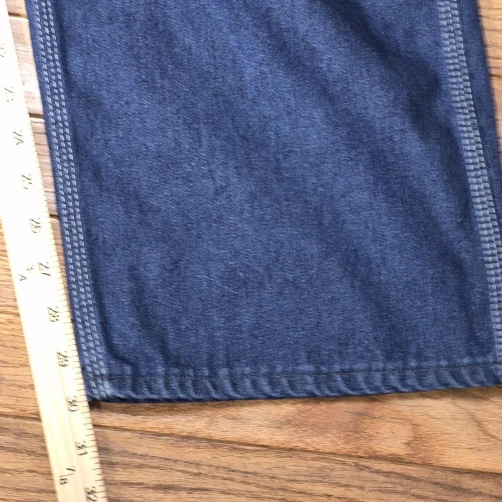 Vintage Sears Denim Overalls Mens 40x30 Blue Workwear Union Made Grunge USA
